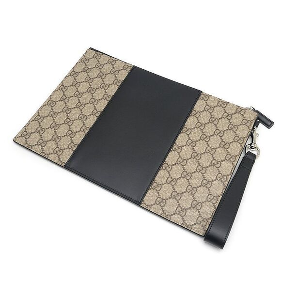 Gucci Clutch Bag 495017 GG Supreme Black - Picture 2 of 5